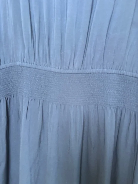 J. Jill Sleeveless Navy Embroidered Midi Dress Women’s XLP - Picture 7 of 9